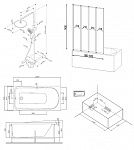 Готовый набор Am.Pm Like 150x70 W80ASET-150AC-4