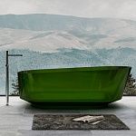 Полиэфирная ванна Abber Kristall AT9706Emerald 170x80x58
