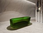 Полиэфирная ванна Abber Kristall AT9706Emerald 170x80x58-3