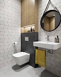 Керамогранит Kerama Marazzi Фондамента Светлый DL600700R, 60x60, под бетон, серый, матовый-4