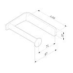 Держатель для туалетной бумаги Am.Pm Inspire 2.0 A50A34122-3
