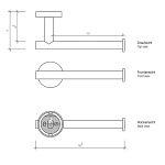 Держатель для туалетной бумаги Decor Walther Basic 530060-2