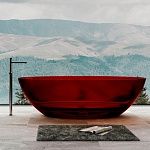Полиэфирная ванна Abber Kristall AT9702Rubin 180x85x52