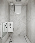 Керамогранит Metropol Iconic Avorio, 75x75, под бетон, белый, матовый-3