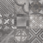 Декор Dado Ceramica Gare du Nord Dec. Eternity Ret., 60x60, под бетон, серый, матовый