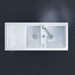 Кухонная мойка Duravit Cassia 7513110000, цвет белый-2