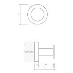 Крючки для ванной Decor Walther Basic 530400-2