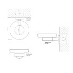 Мыльница Decor Walther Basic 530700-2