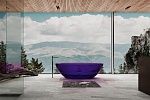 Полиэфирная ванна Abber Kristall AT9702Amethyst 180x85x52-4