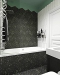 Керамогранит DNA Tiles Terrazzo Graphite Colours, 32x36.8, имитация терраццо, серый, матовый-2
