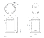 Мусорное ведро Decor Walther Basic 608173-2