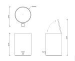 Мусорное ведро Decor Walther Bar TE 50 613600-2