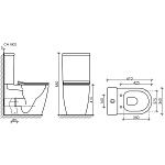 Бачок Ceramica Nova Highlight CN1802-T-3