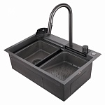 Кухонная мойка Abber Wasser Kreis AF2194NG, цвет графит-2