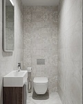 Керамогранит Metropol Iconic Avorio, 75x75, под бетон, белый, матовый-2