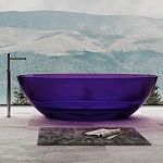 Полиэфирная ванна Abber Kristall AT9702Amethyst 180x85x52