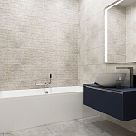 Настенная плитка Venis Baltimore Natural, 33.3x100, под бетон, серая, матовая-11